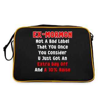Post-Mormon Exmo - Retro Bag - black/gold - Back