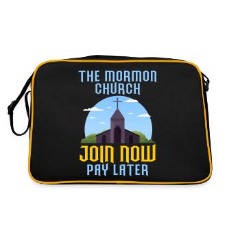 Ex-Mormon Post-Mormon Antimormon - Retro Bag - black/gold - Back