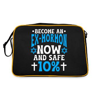Post-Mormon Exmo - Retro Bag - black/gold - Back