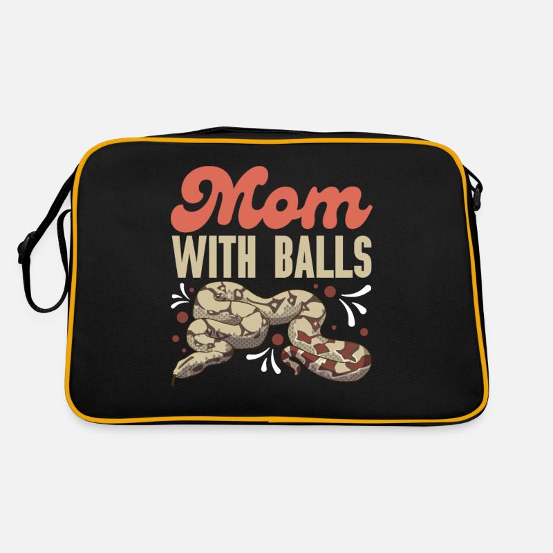 Serpent python boule Sac Retro