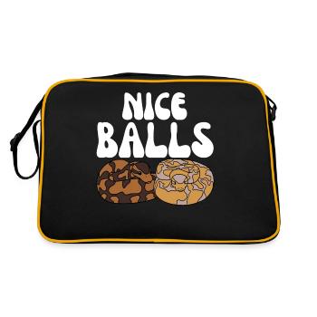 Ball Python Snake - Retro Bag - black/gold - Back