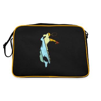 Badminton Rétro - Sac Retro - noir/or - Dos