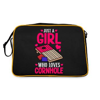 Corn Hole - Retro Bag - black/gold - Back
