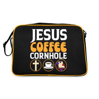 Corn Hole - Retro Bag - black/gold - Back