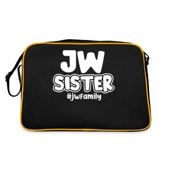 Jehovah's Witnesses - Retro Bag - black/gold - Back