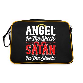 Funny Satanism - Retro Bag - black/gold - Back