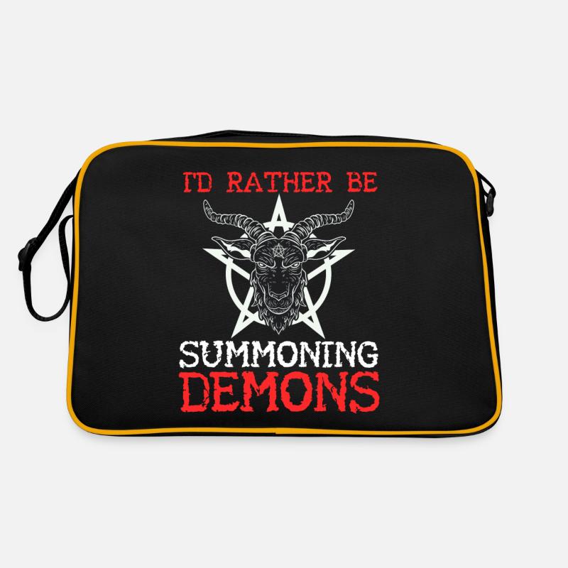 Drôle de satanisme Satan satanique Sac Retro