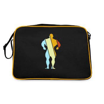 Musculation Rétro - Sac Retro - noir/or - Dos