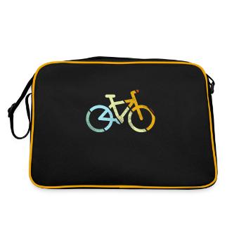 Vélo Rétro - Sac Retro - noir/or - Dos