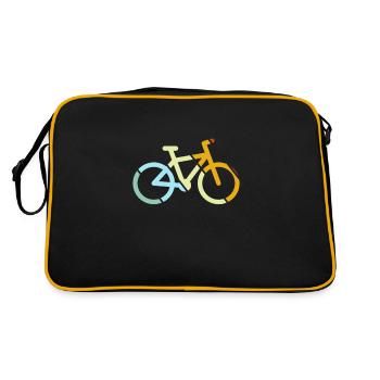 Vélo Rétro - Sac Retro - noir/or - Dos