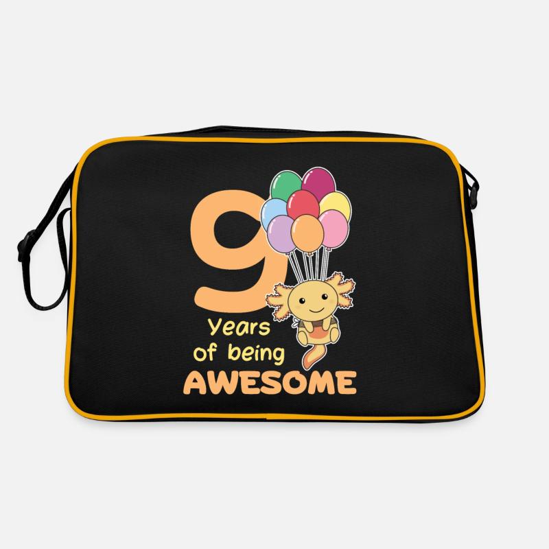 Axolotl pour les enfants de 9 ans Sac Retro