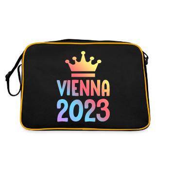 Vienne 2023 Wien Krone - Sac Retro - noir/or - Dos