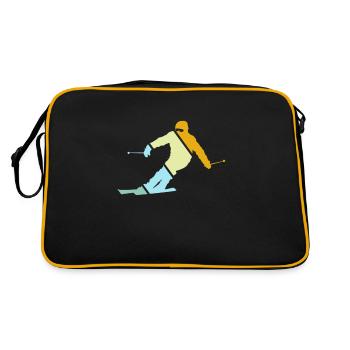Ski Rétro - Sac Retro - noir/or - Dos