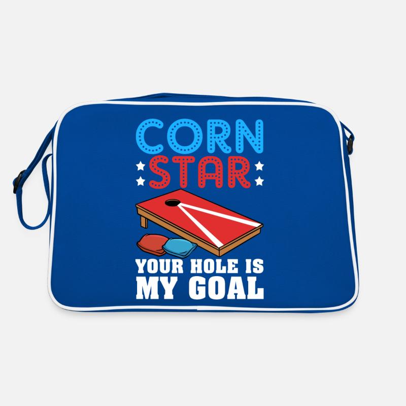 Lustiges Cornhole Corn Hole Retro Tasche