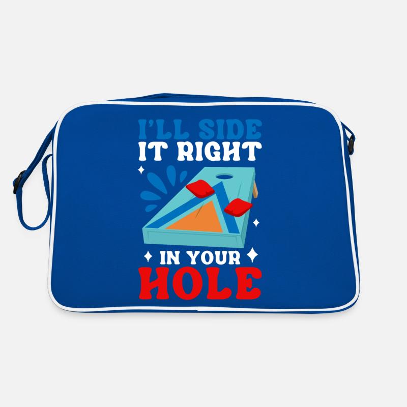Lustiges Cornhole Corn Hole Retro Tasche