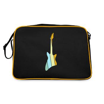 Electric Guitar Retro - Retro Bag - black/gold - Back