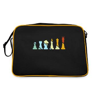 Échecs Rétro - Sac Retro - noir/or - Dos