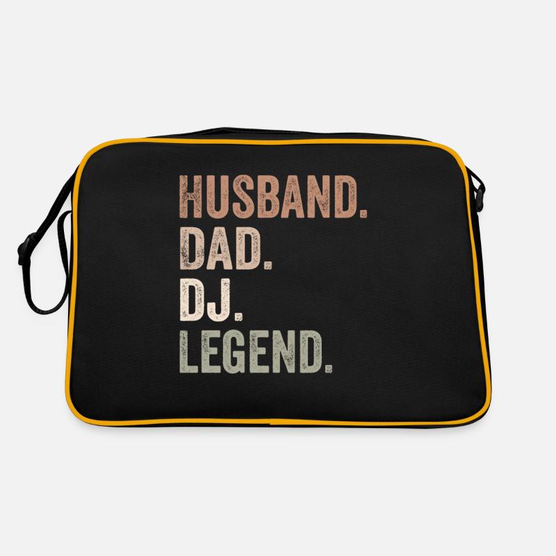 Husband Dad DJ Legend - husband Retro Bag