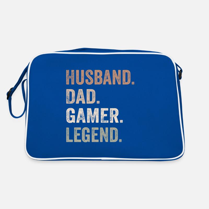 Ehemann Papa Gamer Legende Retro Tasche