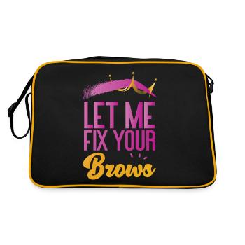 Esthetician Skincare Beautician - Retro Tasche - Schwarz/Gold - Hinten