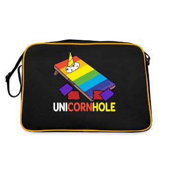 Cornhole corn hole - Retro Bag - black/gold - Back