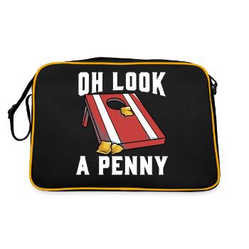 Trou de maïs Cornhole - Sac Retro - noir/or - Dos