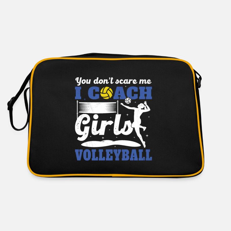 Trainer Volleyball Sport Humor Trainer Mädchen Retro Tasche