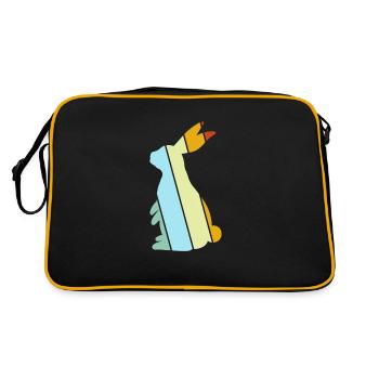 Rabbit Retro - Retro Bag - black/gold - Back