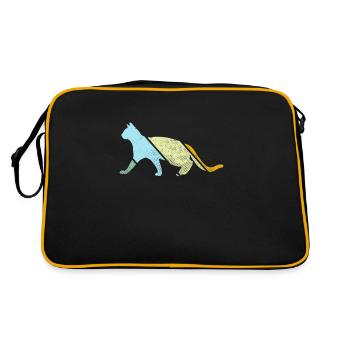 Chat Rétro - Sac Retro - noir/or - Dos