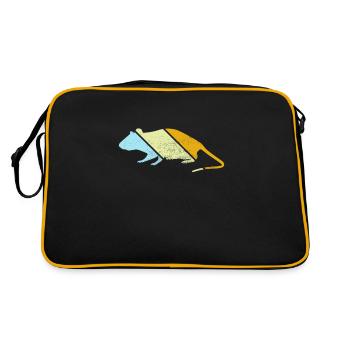 Mouse Retro - Retro Bag - black/gold - Back