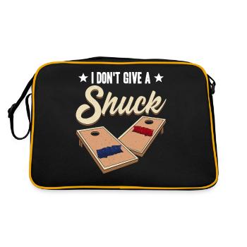 Funny Cornhole Corn Hole - Retro Bag - black/gold - Back