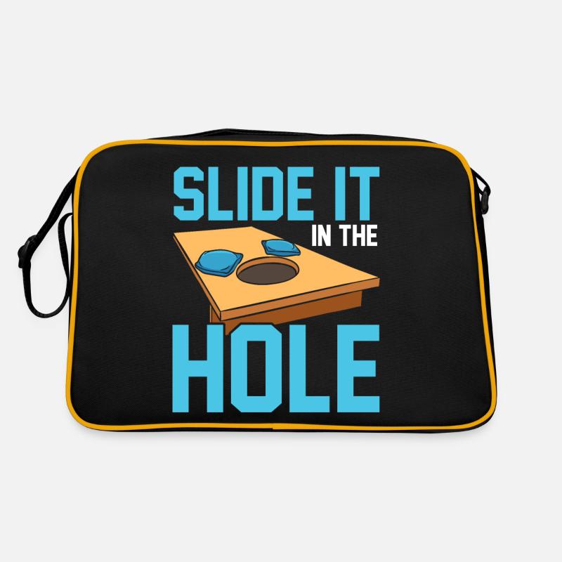 Lustiges Cornhole Corn Hole Retro Tasche