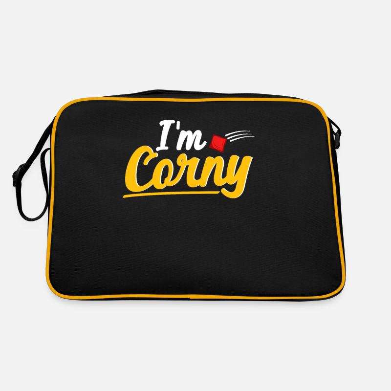 Lustiges Cornhole Corn Hole Retro Tasche
