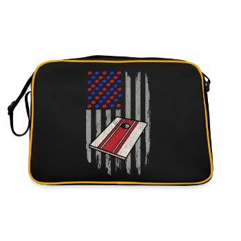 Trou de maïs patriotique - Sac Retro - noir/or - Dos