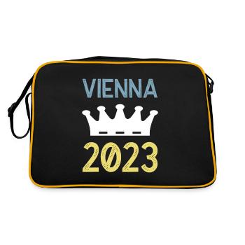 Vienne 2023 Wien Krone - Sac Retro - noir/or - Dos