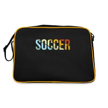 Football Rétro - Sac Retro - noir/or - Dos