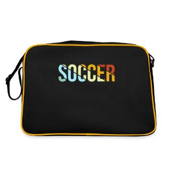 Football Rétro - Sac Retro - noir/or - Dos