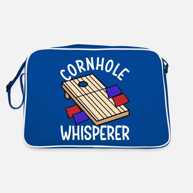 Lustiges Corn Hole Retro Tasche