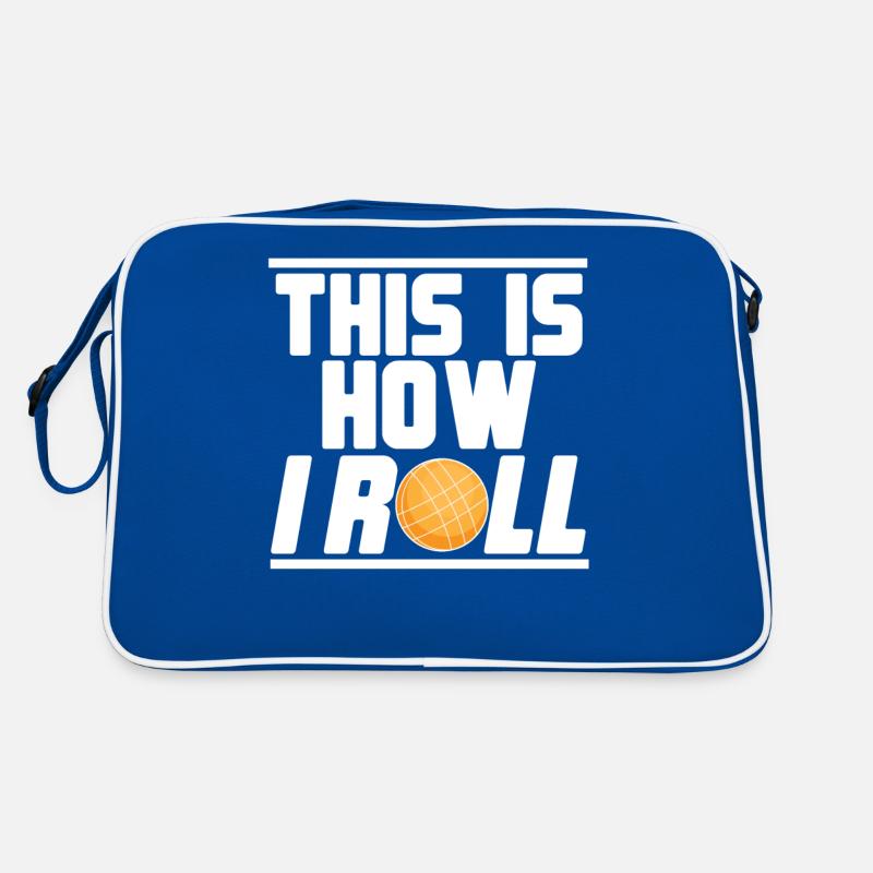 Bocce Ball Player Retro Bag