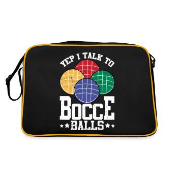 Player - Retro Bag - black/gold - Back