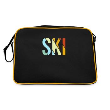 Ski Rétro - Sac Retro - noir/or - Dos