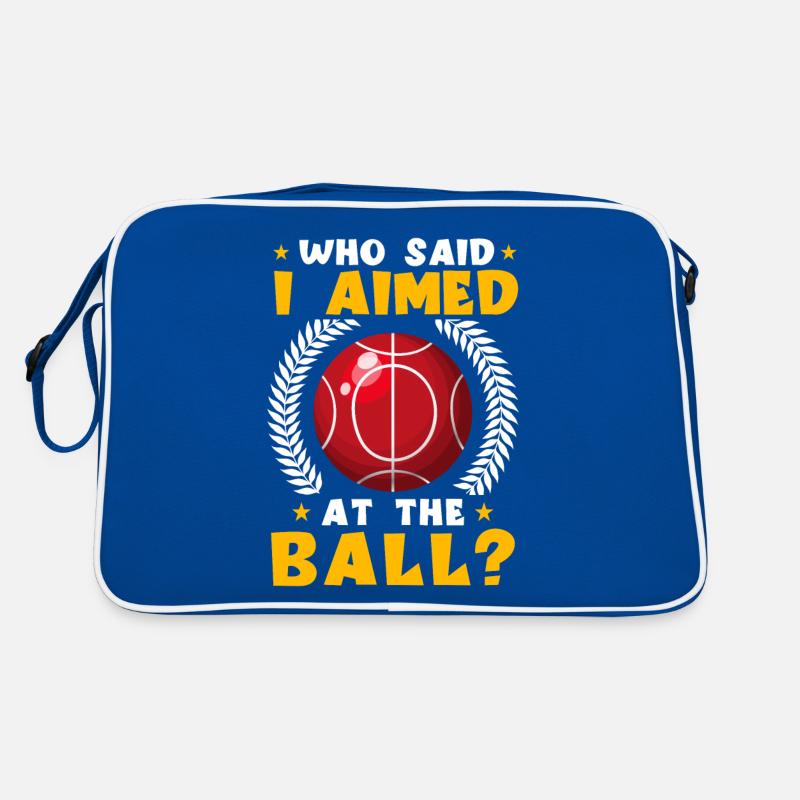Joueur de pétanque drôle Sac Retro