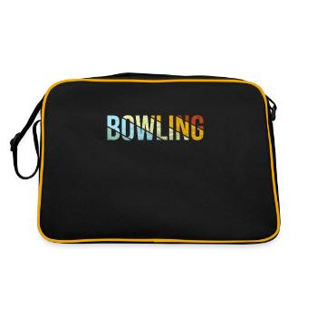 Bowling Retro - Retro Bag - black/gold - Back
