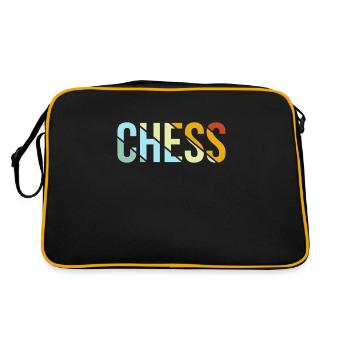Échecs Rétro - Sac Retro - noir/or - Dos