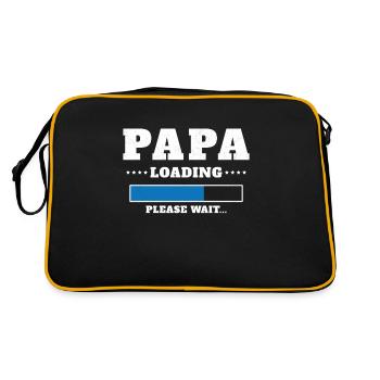 Loading Dad Please wait - Retro Bag - black/gold - Back