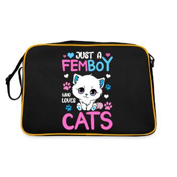 Cross Dressing - Retro Bag - black/gold - Back