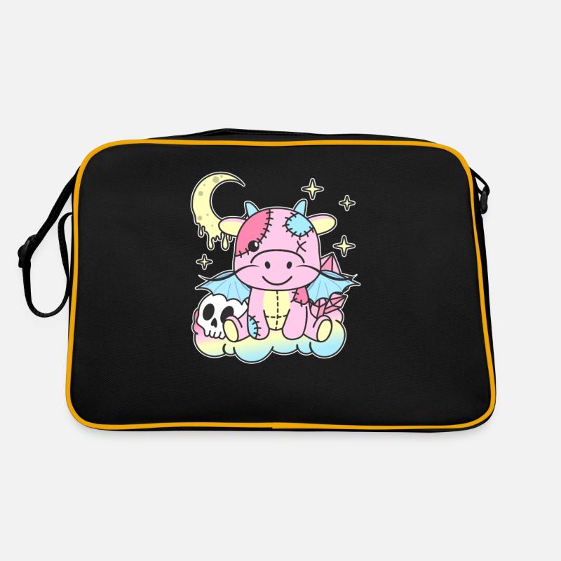 Kawaii Gothic Drache Pastellfarben Gothic Goth Retro Tasche