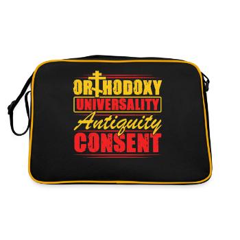 Orthodox - Retro Bag - black/gold - Back