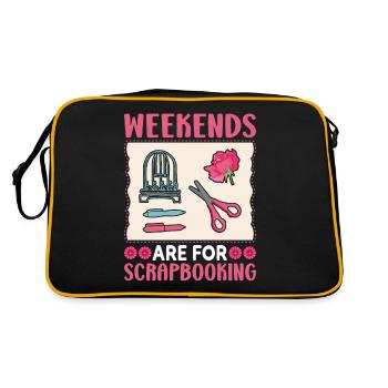 Scrapbooker - Sac Retro - noir/or - Dos
