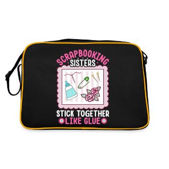 Scrapbooker - Sac Retro - noir/or - Dos